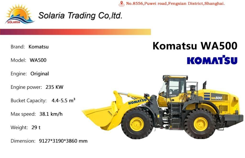 Komatsu WA 500 Rataslaadurid