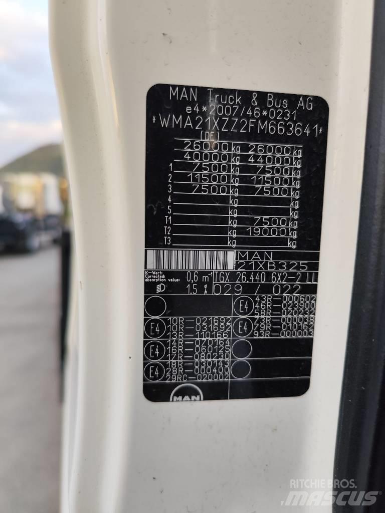 MAN TGX 26.440 Vintsiga puksiirid
