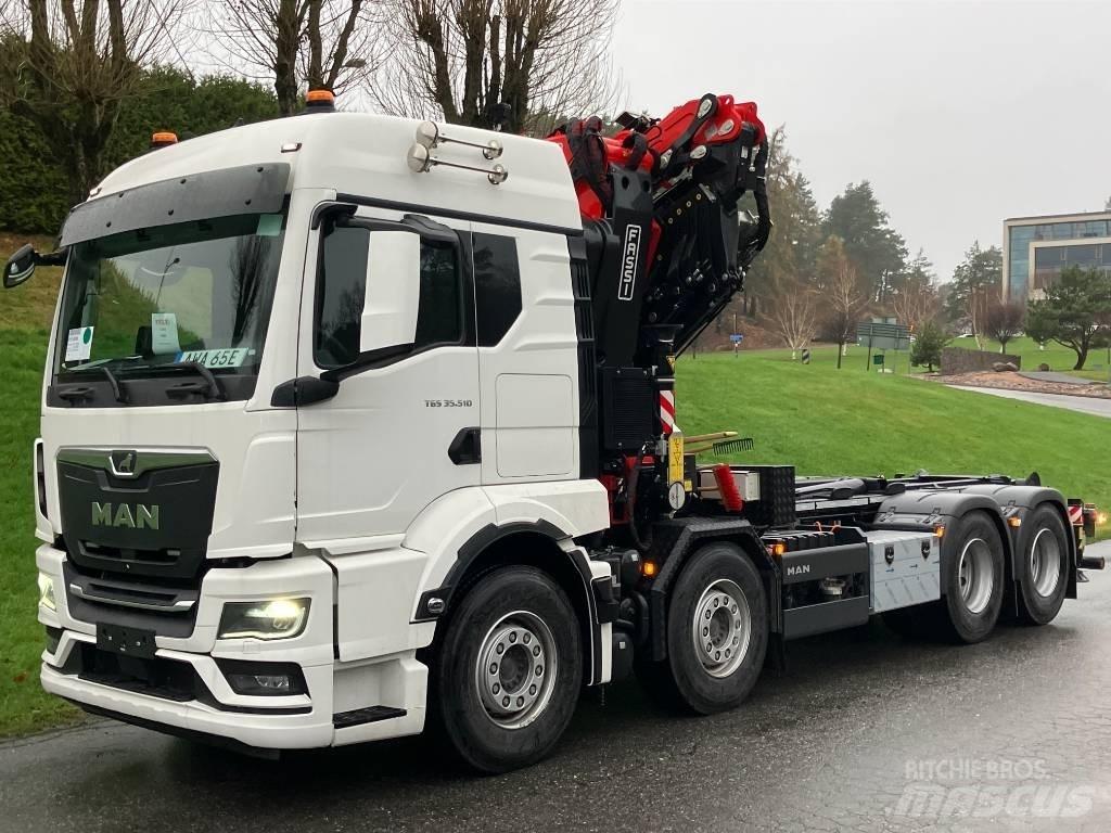 MAN TGS 35.510 Kraanaga veokid