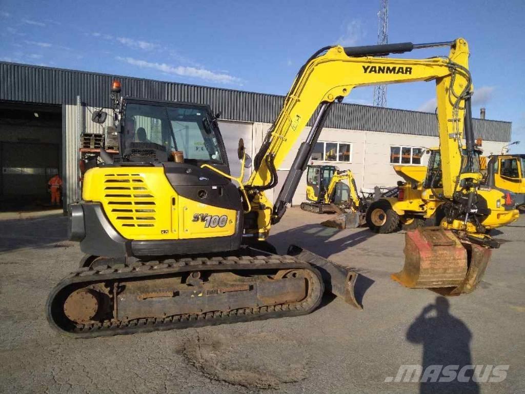 Yanmar SV 100-2A Väikeekskavaatorid 7t-12t