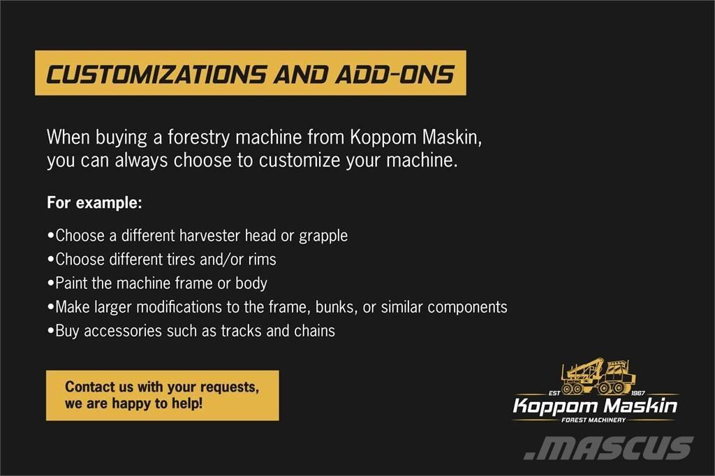 Komatsu 901XC Harvesterid