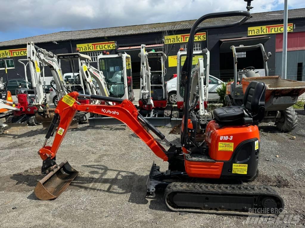 Kubota U 10-3 Miniekskavaatorid < 7 t