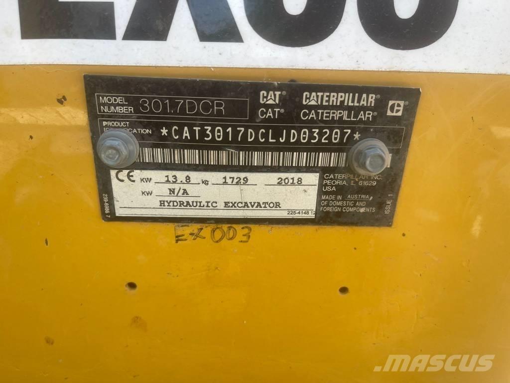 CAT 301.7 CR Miniekskavaatorid < 7 t
