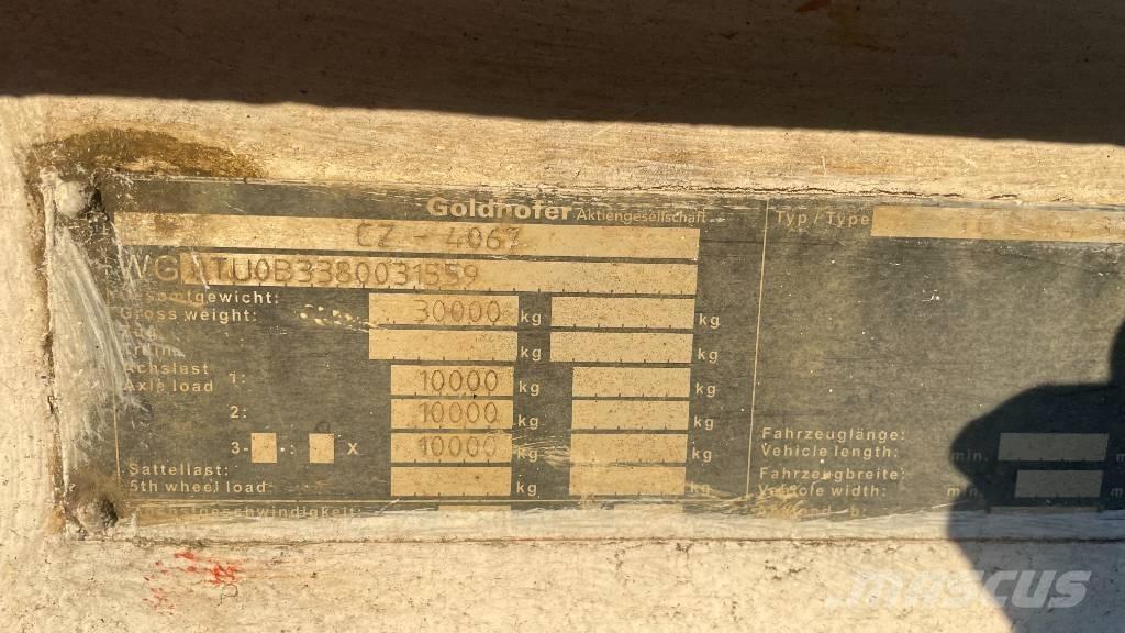 Goldhofer TU 3- 24/80 Raskeveohaagised