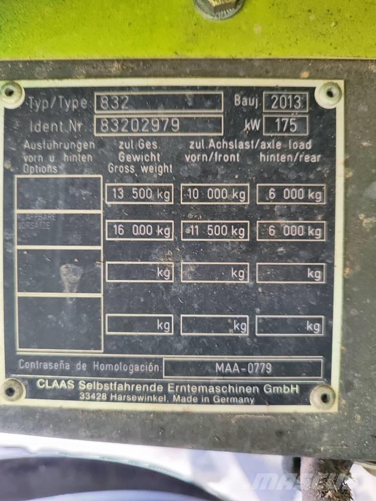 CLAAS Tucano 320 Teraviljakombainid