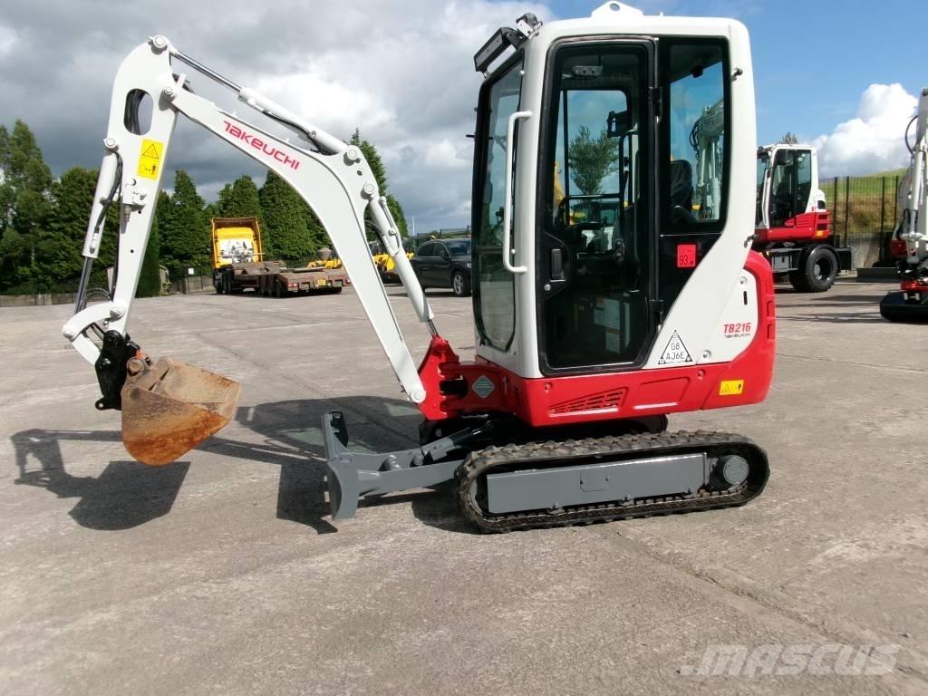 Takeuchi TB 216 Miniekskavaatorid < 7 t