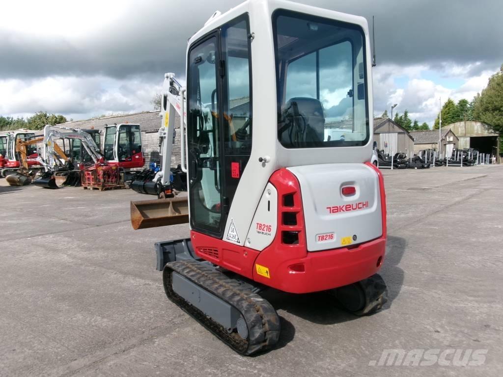 Takeuchi TB 216 Miniekskavaatorid < 7 t