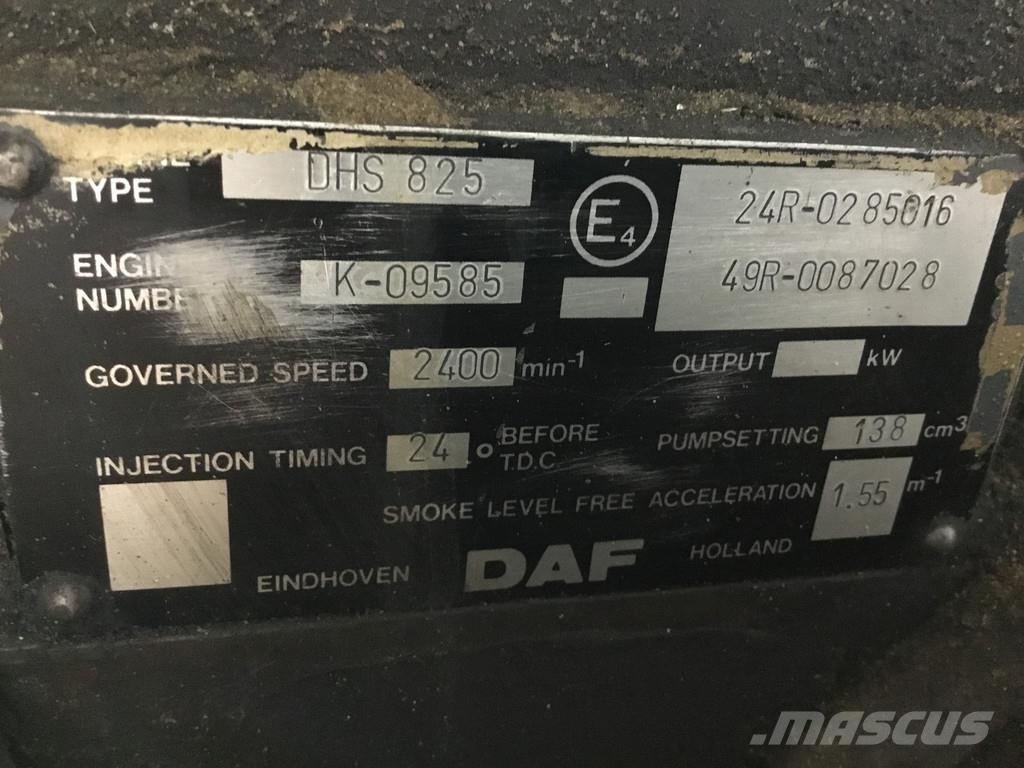 DAF DHS 825 USED Mootorid