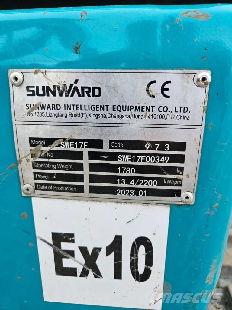 Sunward SWE 17 F Miniekskavaatorid < 7 t