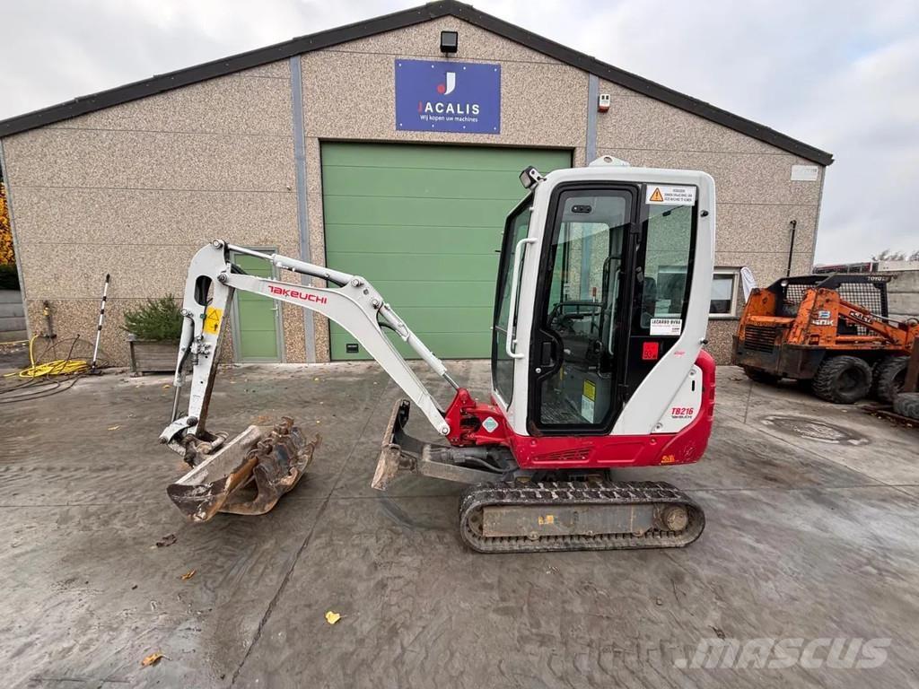 Takeuchi TB216 Miniekskavaatorid < 7 t