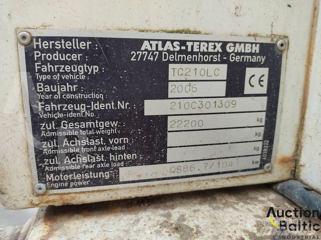 Terex TC210LC Roomikekskavaatorid
