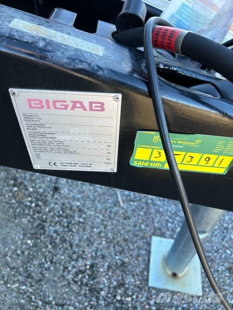 Bigab T8 DUMPERKÄRRA Muud haagised