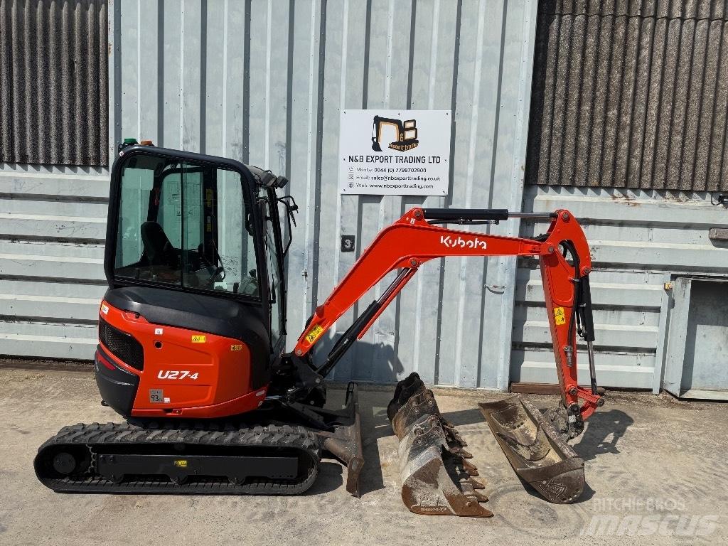 Kubota U 27 Miniekskavaatorid < 7 t