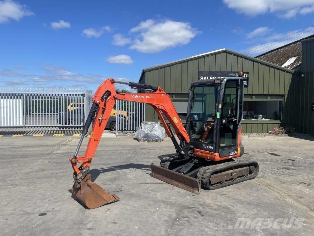 Kubota U 27-4 Miniekskavaatorid < 7 t