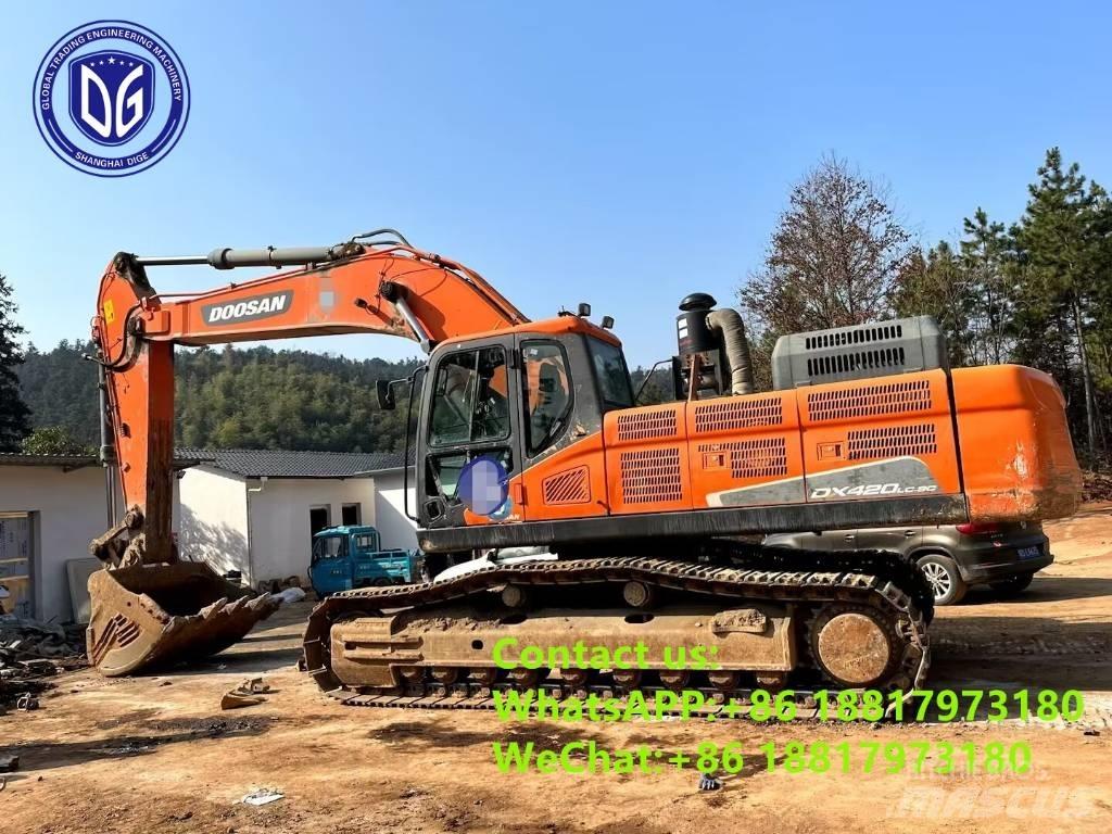 Doosan DX 420 LC Roomikekskavaatorid
