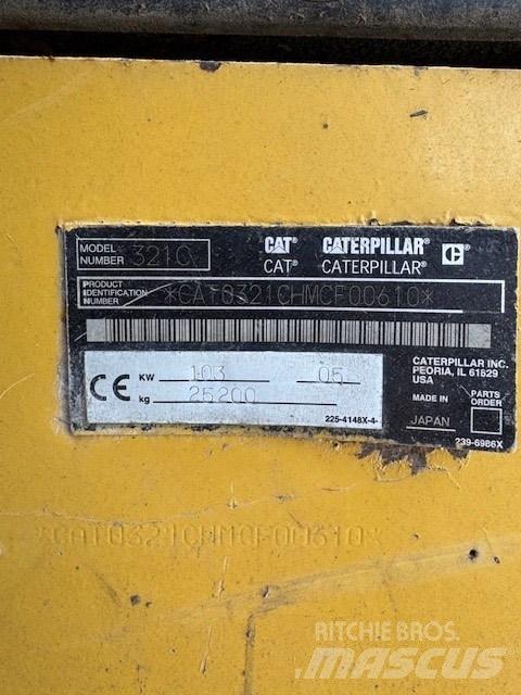 CAT 321 C LCR Roomikekskavaatorid