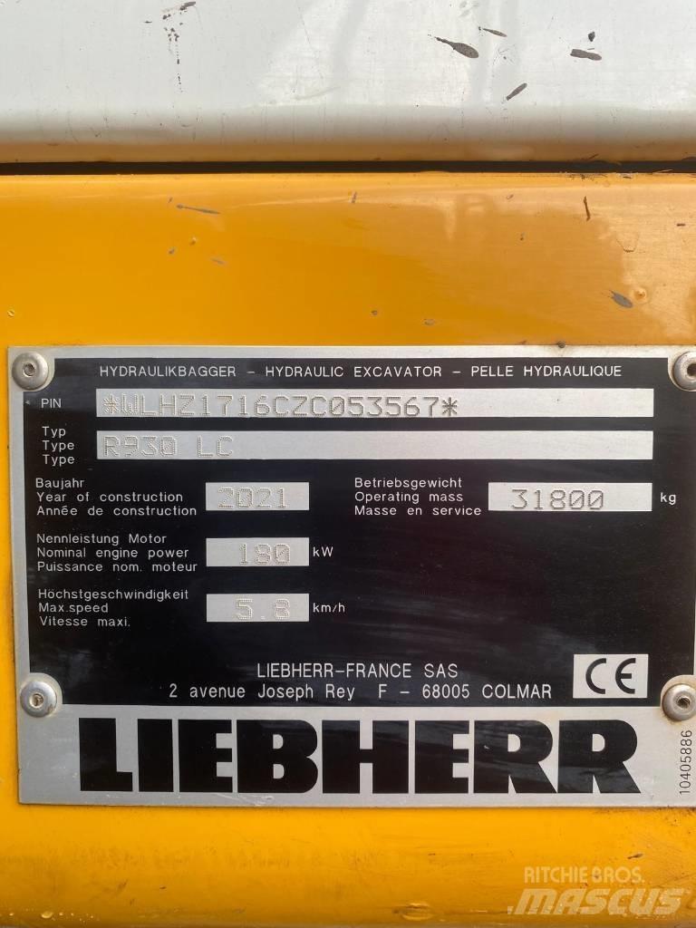 Liebherr R 930 LC Roomikekskavaatorid