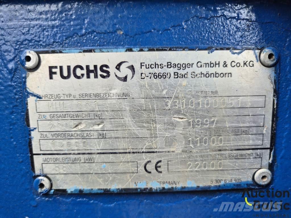 Fuchs MHL 331 Ratasekskavaatorid