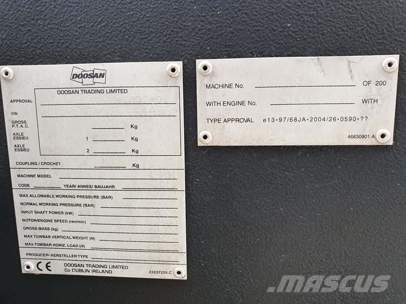 Doosan 7 / 51 Kompressorid