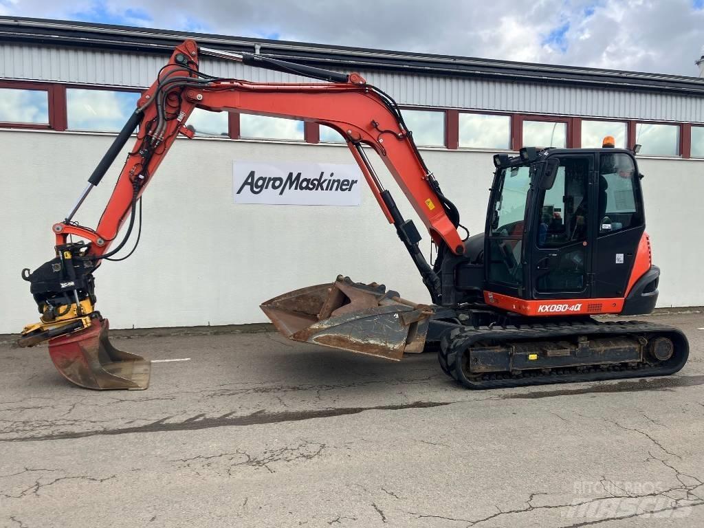 Kubota KX 080-4 Väikeekskavaatorid 7t-12t