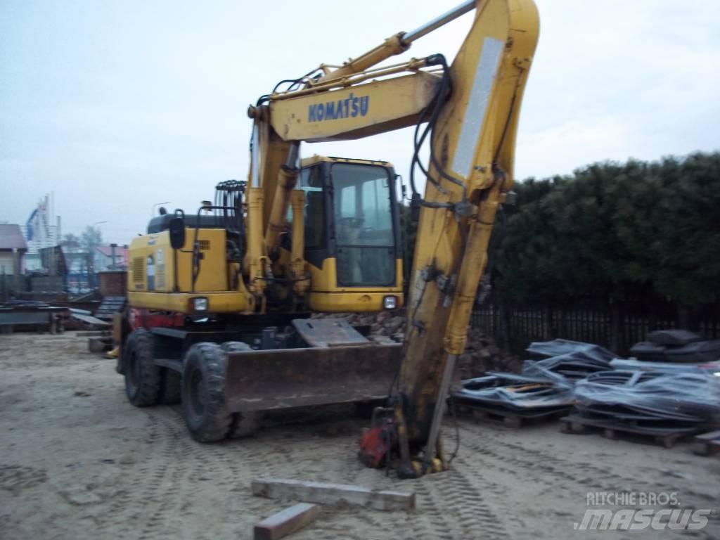 Komatsu PW 180-7 Ratasekskavaatorid