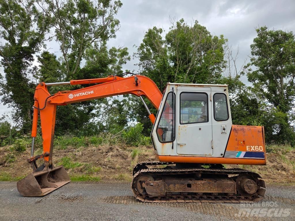 Hitachi EX 60-1 Roomikekskavaatorid