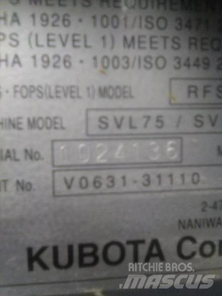 Kubota SVL 75-2 Kompaktlaadurid