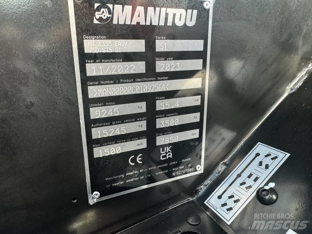 Manitou MT 1335 Teleskooplaadurid