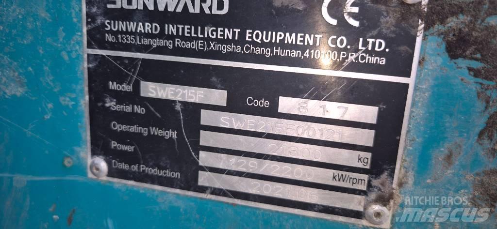 Sunward SWE 215 F Roomikekskavaatorid
