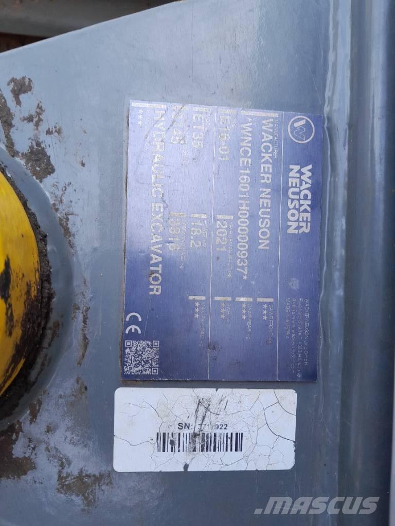 Wacker Neuson ET 35 Roomikekskavaatorid