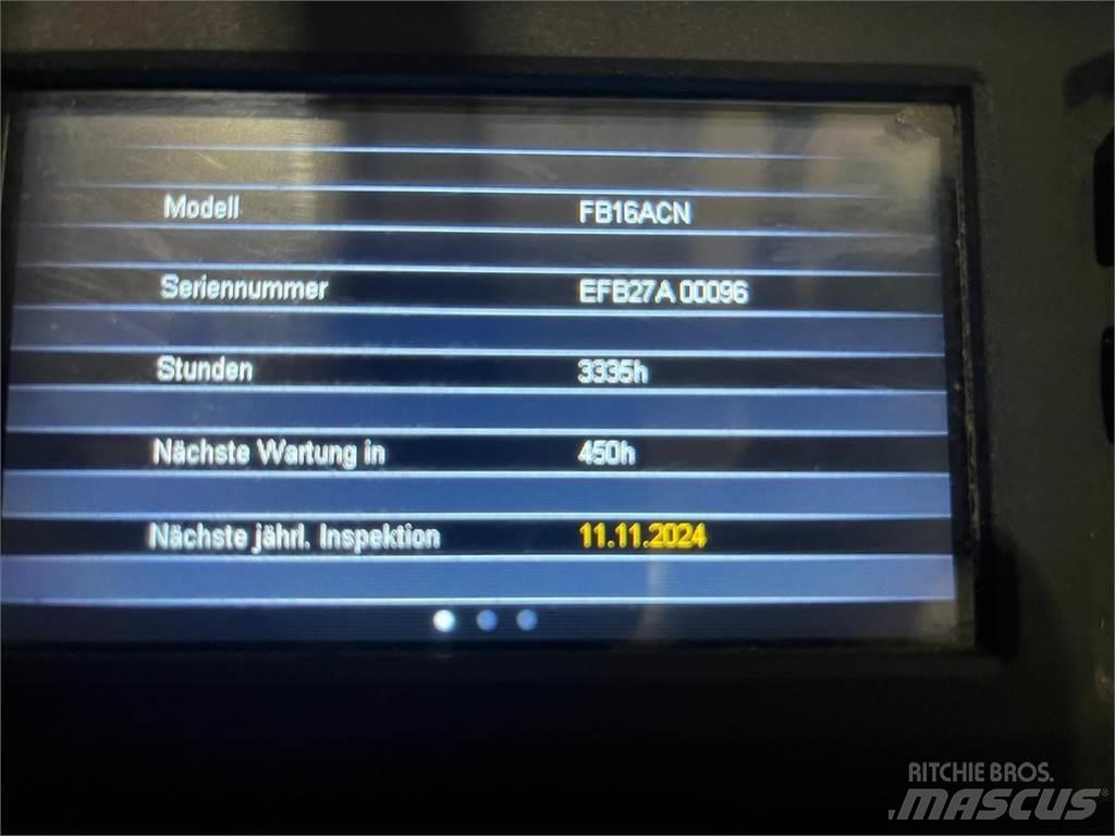 Mitsubishi FB16ACN Elektritõstukid