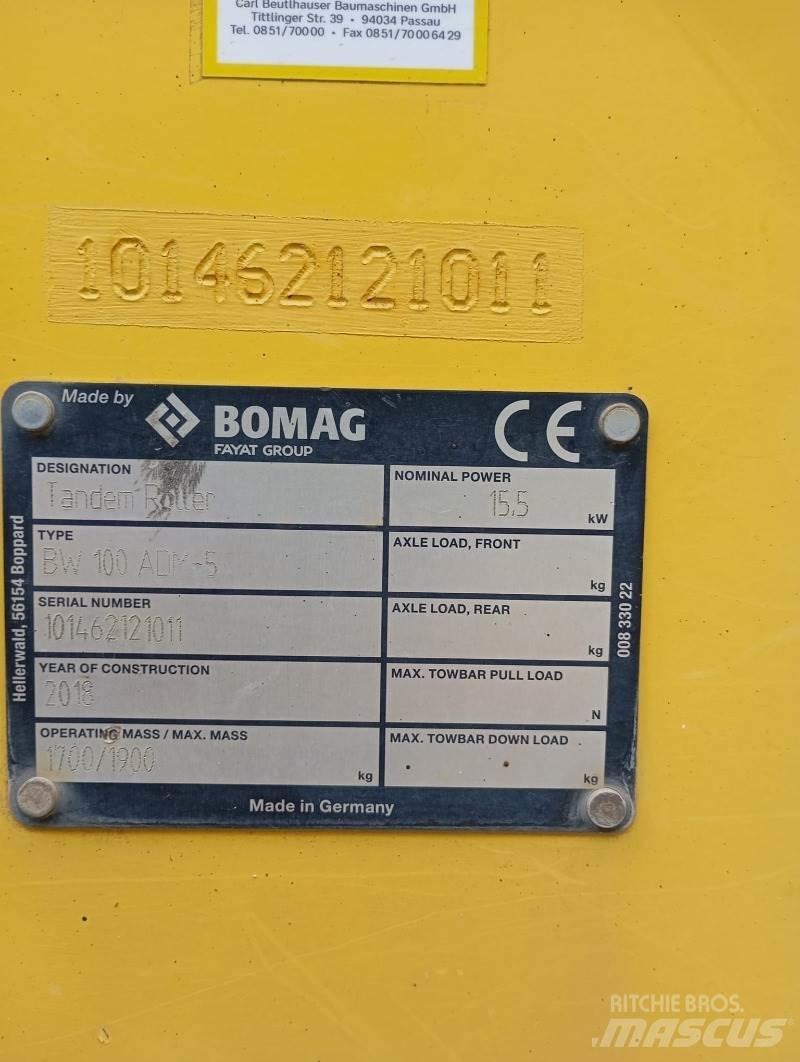 Bomag BW 100 ADM-5 Vibraatorid