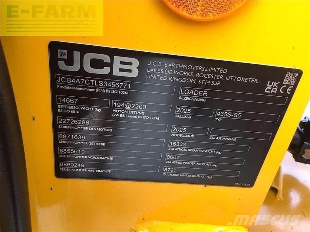 JCB 435s stufe v Miniekskavaatorid < 7 t
