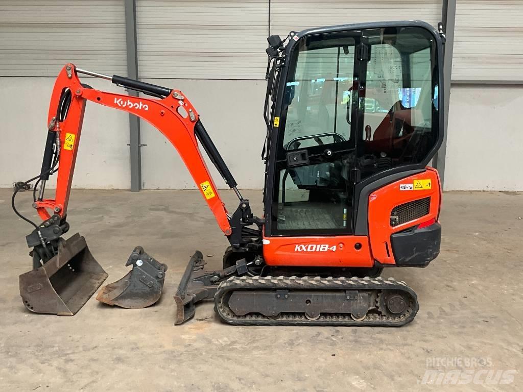 Kubota KX 018-4 Miniekskavaatorid < 7 t