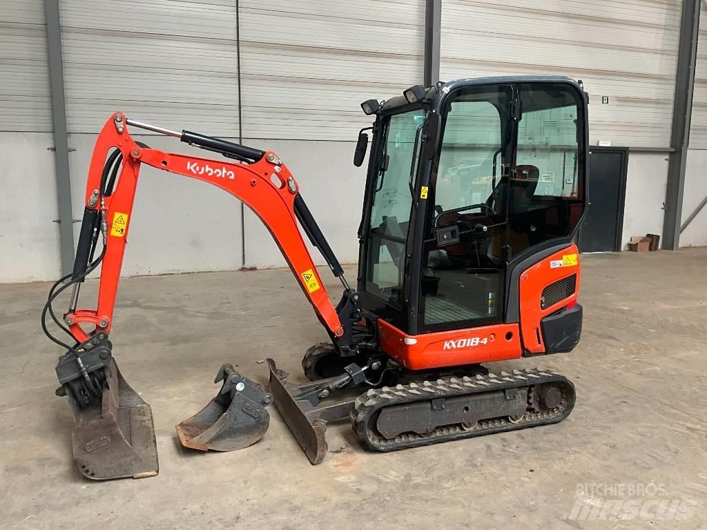 Kubota KX 018-4 Miniekskavaatorid < 7 t