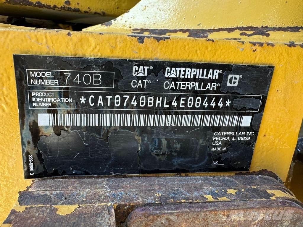 CAT 740B Liigendraamiga pinnaseveokid