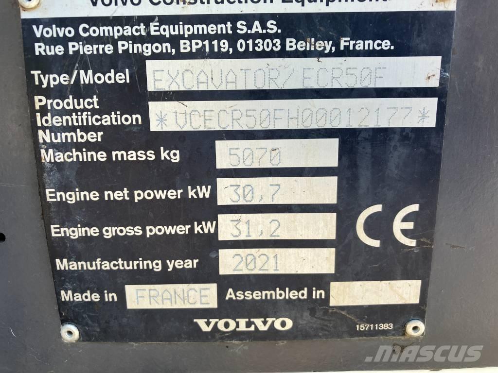 Volvo ECR 50 F Miniekskavaatorid < 7 t