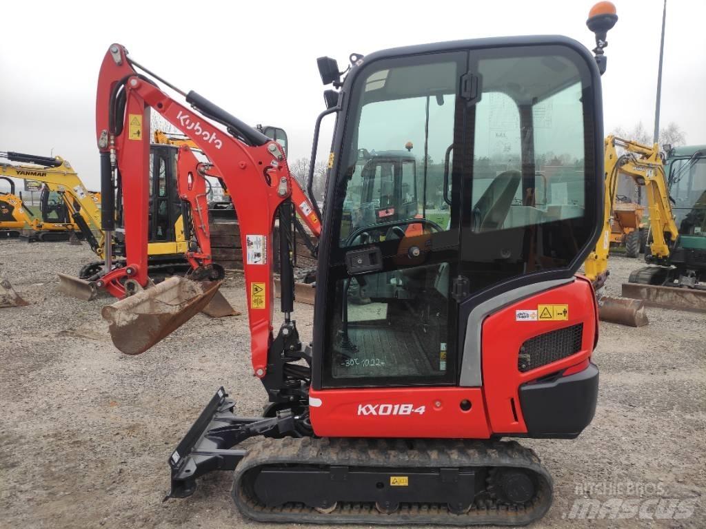 Kubota KX 018-4 Miniekskavaatorid < 7 t