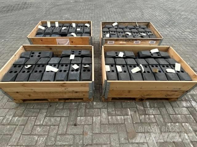  Rubber Pads Lindid, ketid ja alusvankrid