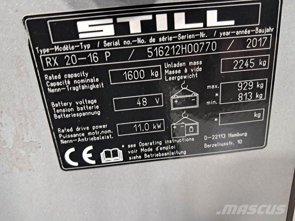 Still RX 20-16 P Elektritõstukid