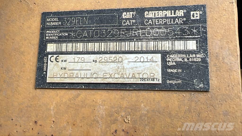 CAT 329 E LN Roomikekskavaatorid