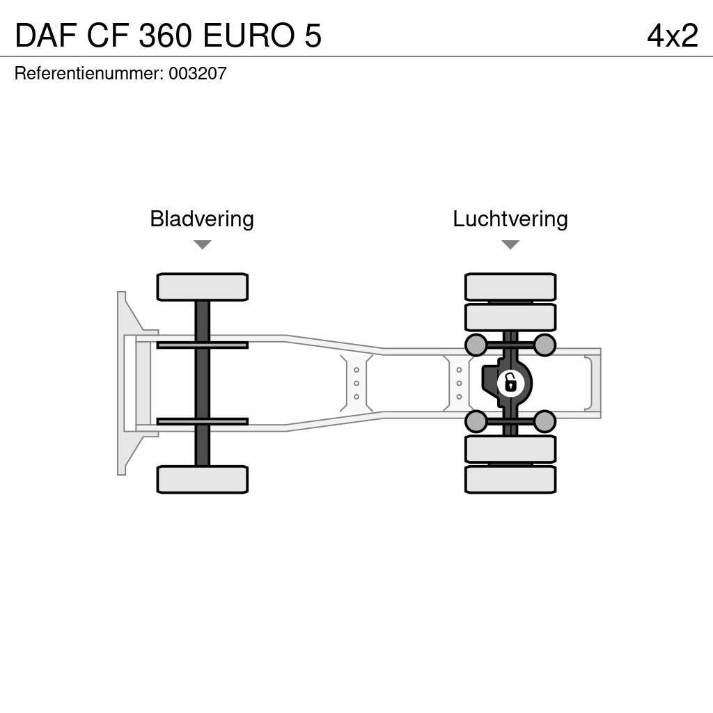 DAF CF 360 EURO 5 Sadulveokid