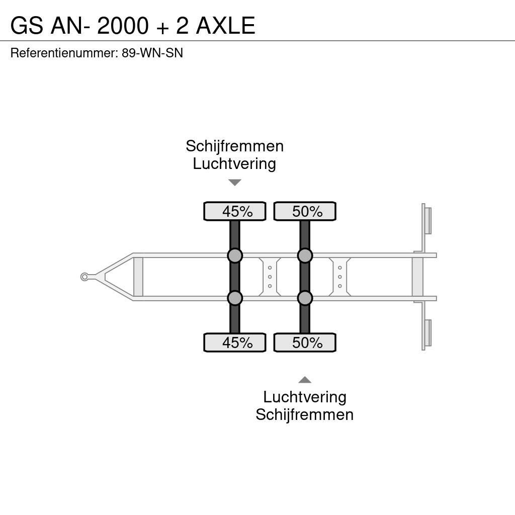 GS AN- 2000 + 2 AXLE Madelhaagised