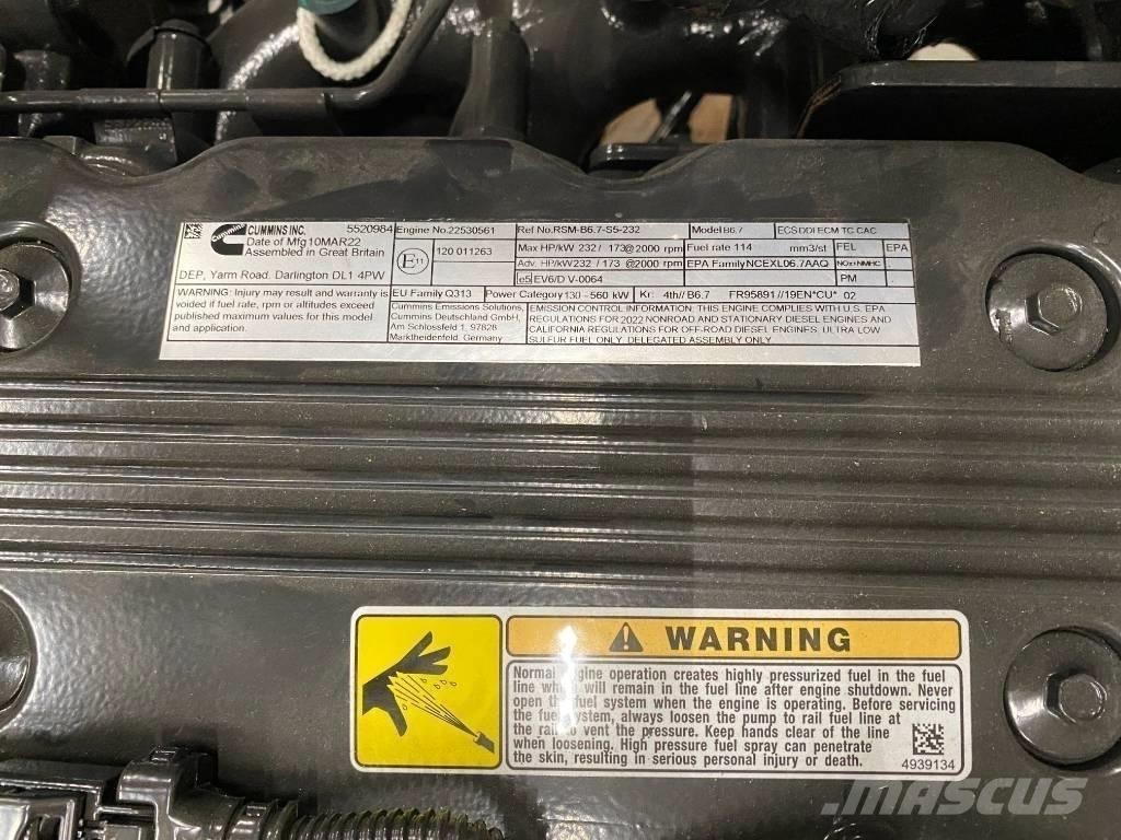 Cummins QSB 6.7 Muud põllumajandusmasinad