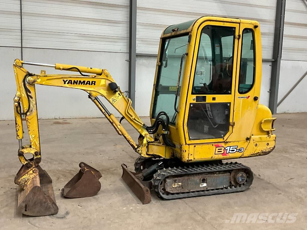 Yanmar B 15 Miniekskavaatorid < 7 t
