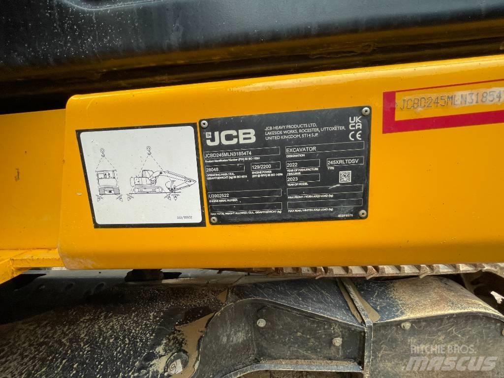 JCB 245 XR Roomikekskavaatorid