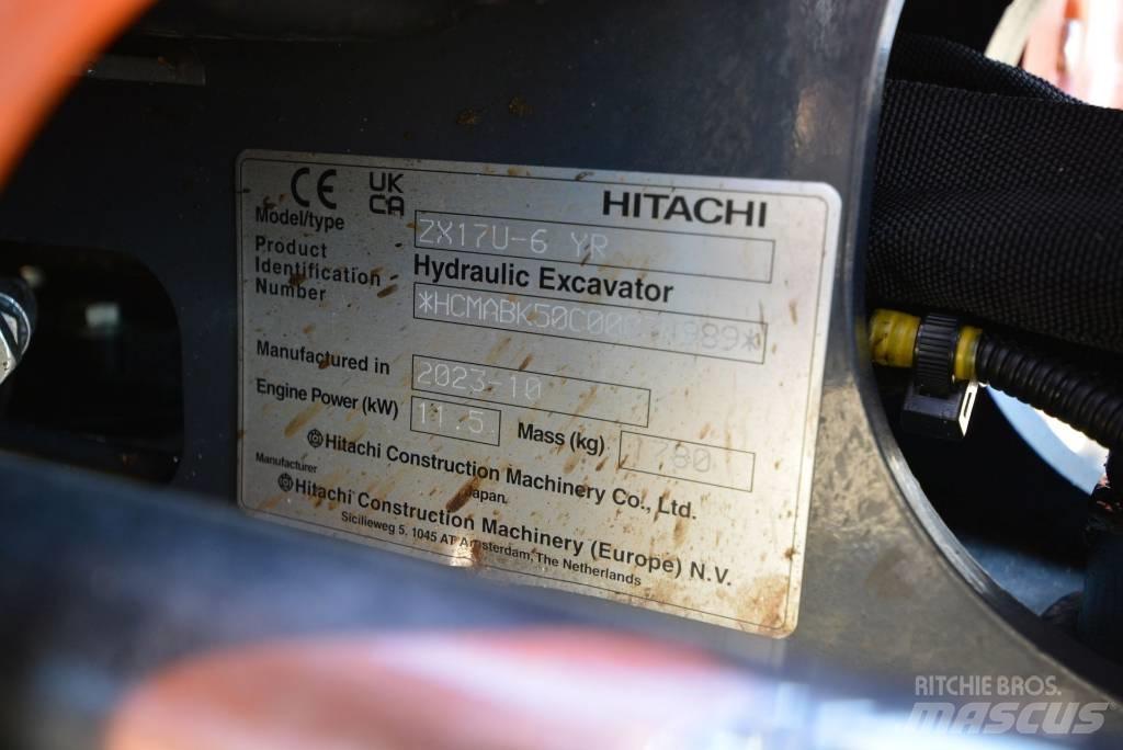 Hitachi ZX 17 U-6 Miniekskavaatorid < 7 t