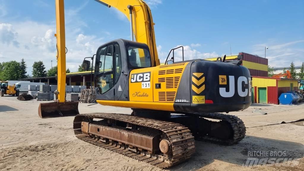 JCB JS220 EXTRA Long Roomikekskavaatorid