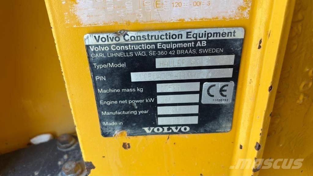 Volvo A 30 G Liigendraamiga pinnaseveokid