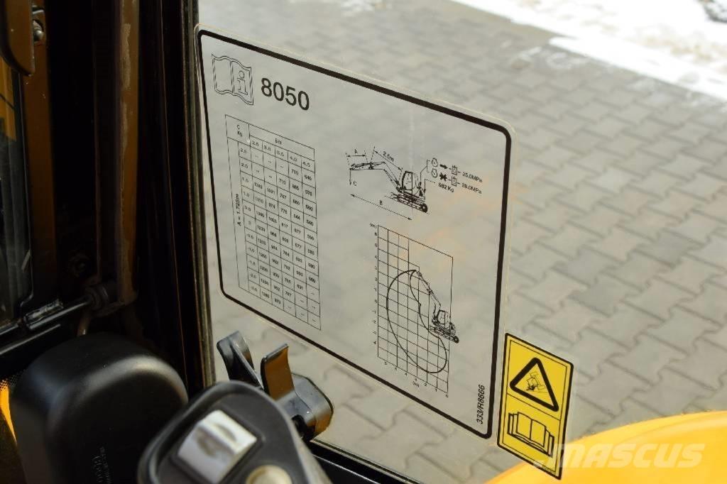 JCB 8050 RTS Miniekskavaatorid < 7 t